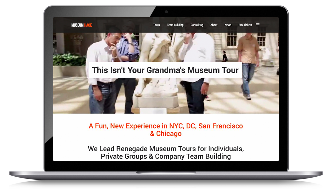 Unique business ideas worth millions - Museum Hack website